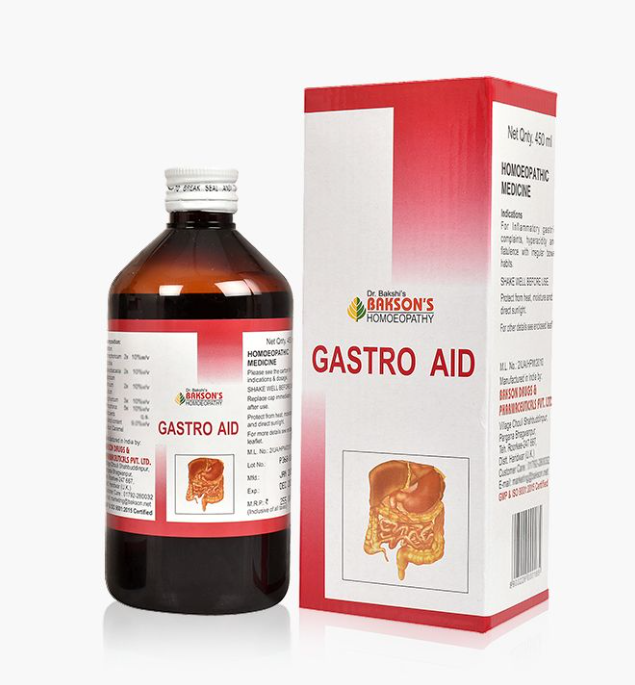 Picture of Bakson's Homeopathy Gastro Aid Syrup - 450 ML