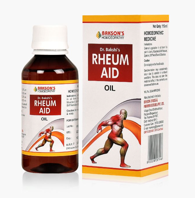 Picture of Bakson's Homeopathy Rheum Aid Oil - 115 ML