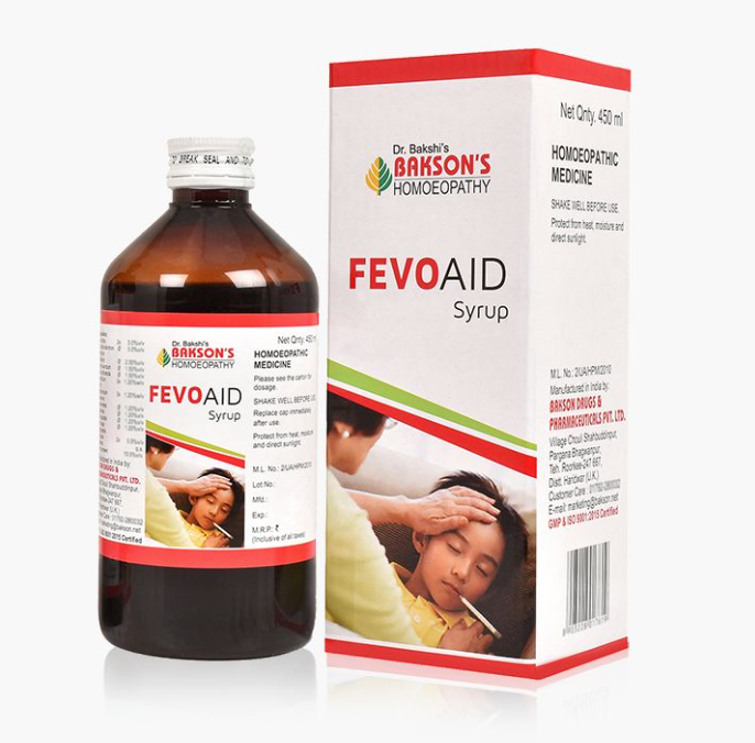 Picture of Bakson's Homeopathy Fevo Aid Syrup - 450 ML