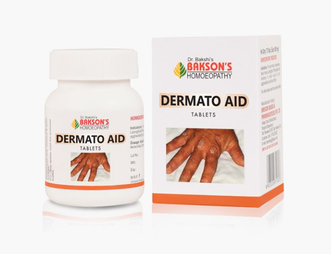 Show details for Bakson's Homeopathy Dermato Aid Tablets - 75 Tabs Picture of Bakson's Homeopathy Dermato Aid Tablets - 75 Tabs