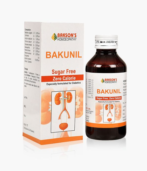 Picture of Bakson's Homeopathy Bakunil Syrup Sugar Free - 115 ML