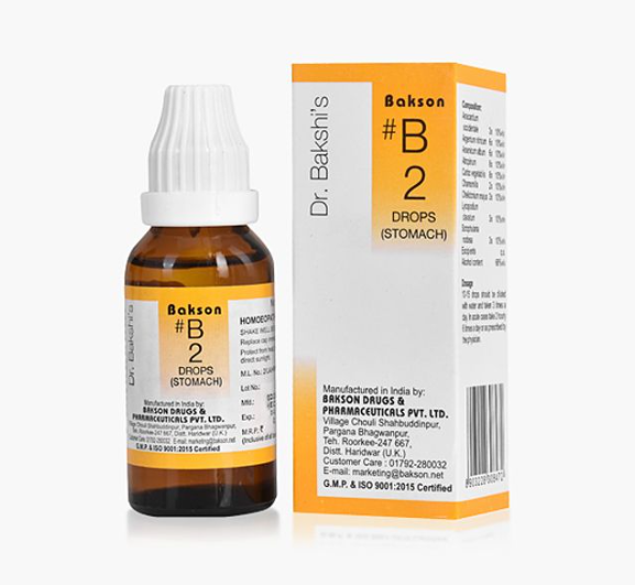 Picture of Bakson's Homeopathy B2 Drops - 30 ML