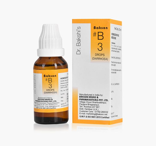 Picture of Bakson's Homeopathy B3 Drops - 30 ML