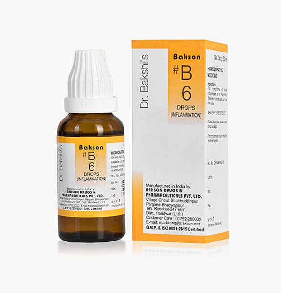 Picture of Bakson's Homeopathy B6 Drops - 30 ML