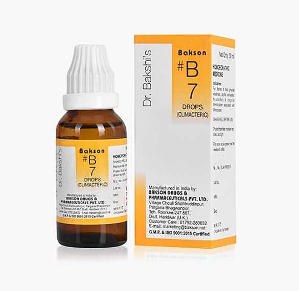 Picture of Bakson's Homeopathy B7 Drops - 30 ML