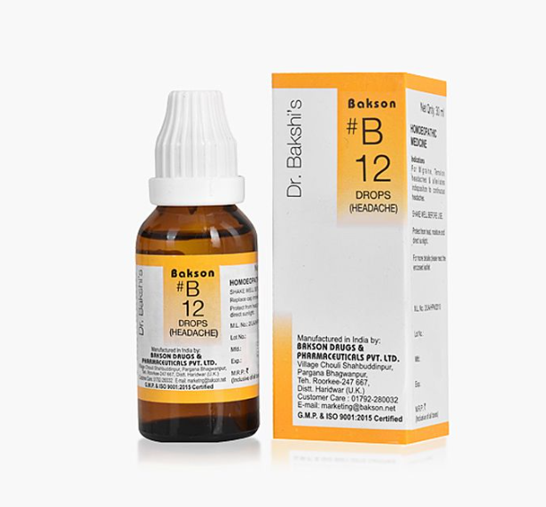 Picture of Bakson's Homeopathy B12 Drops - 30 ML