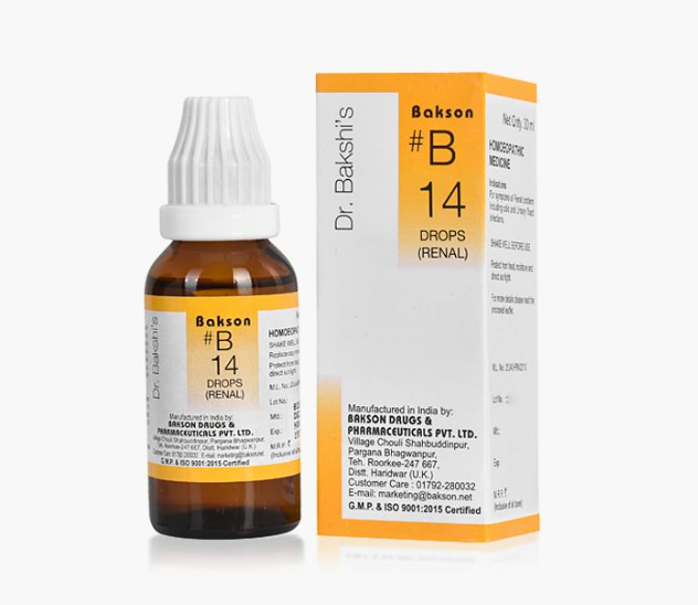 Picture of Bakson's Homeopathy B14 Drops - 30 ML