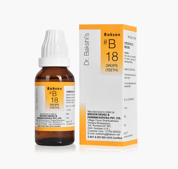 Picture of Bakson's Homeopathy B18 Drops - 30 ML