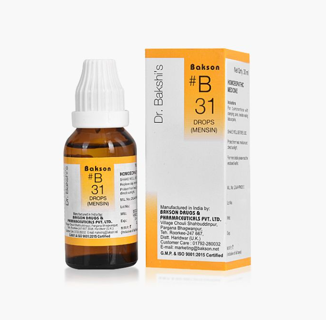 Picture of Bakson's Homeopathy B31 Drops - 30 ML