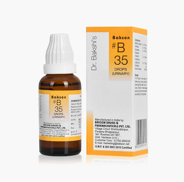 Picture of Bakson's Homeopathy B35 Drops - 30 ML