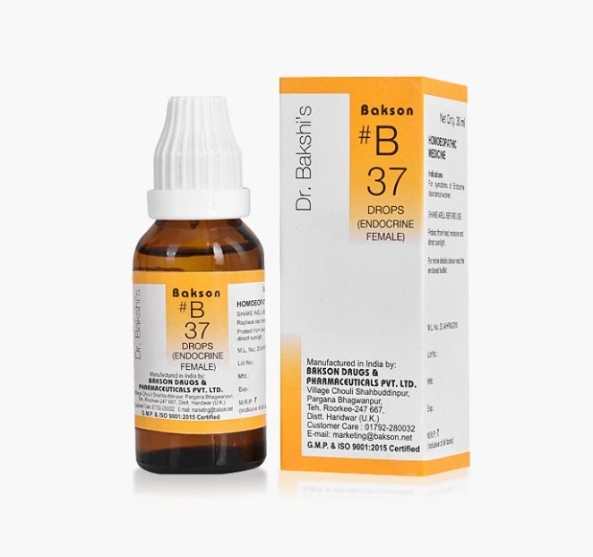 Picture of Bakson's Homeopathy B37 Drops - 30 ML