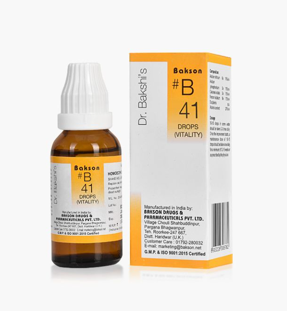 Picture of Bakson's Homeopathy B41 Drops - 30 ML