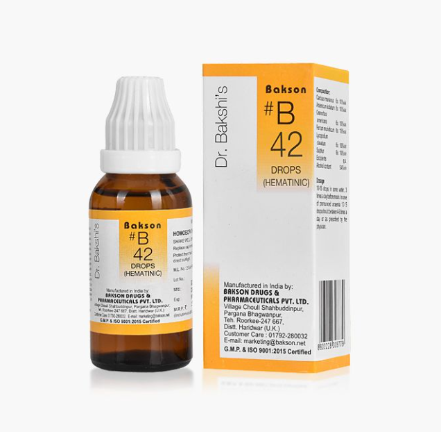 Picture of Bakson's Homeopathy B42 Drops - 30 ML