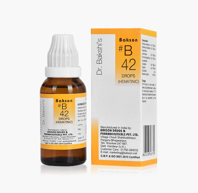 Show details for Bakson's Homeopathy B42 Drops - 30 ML Picture of Bakson's Homeopathy B42 Drops - 30 ML