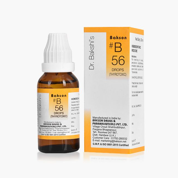 Picture of Bakson's Homeopathy B56 Drops - 30 ML