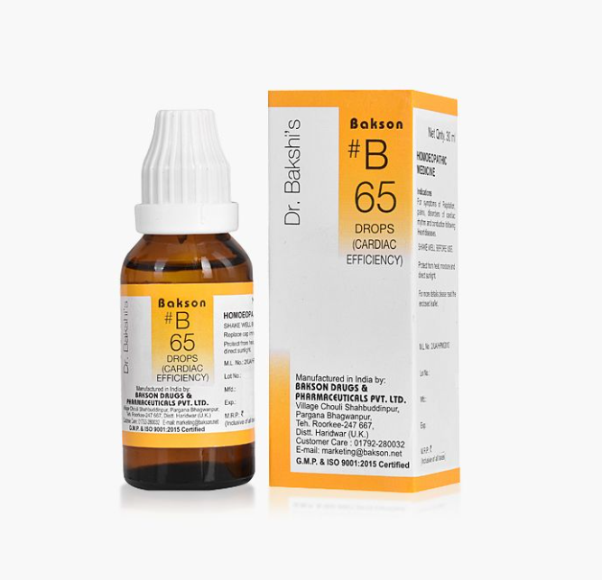Show details for Bakson's Homeopathy B65 Drops - 30 ML Picture of Bakson's Homeopathy B65 Drops - 30 ML