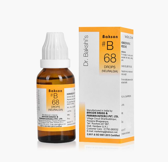 Picture of Bakson's Homeopathy B68 Drops - 30 ML