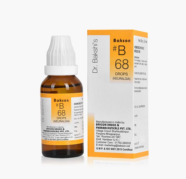 Show details for Bakson's Homeopathy B68 Drops - 30 ML Picture of Bakson's Homeopathy B68 Drops - 30 ML