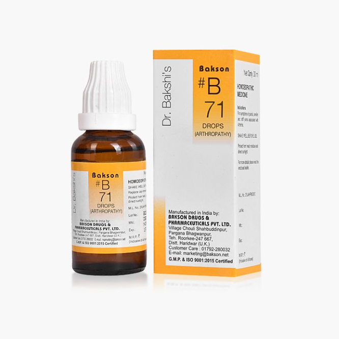 Show details for Bakson's Homeopathy B71 Drops - 30 ML Picture of Bakson's Homeopathy B71 Drops - 30 ML