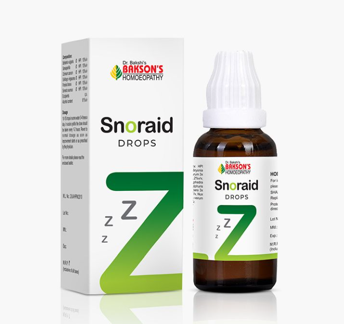 Picture of Bakson's Homeopathy Snoraid Drops - 30 ML