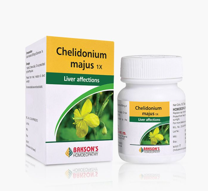 Picture of Bakson's Homeopathy Chelidonium Majus Tablets -50 Tabs