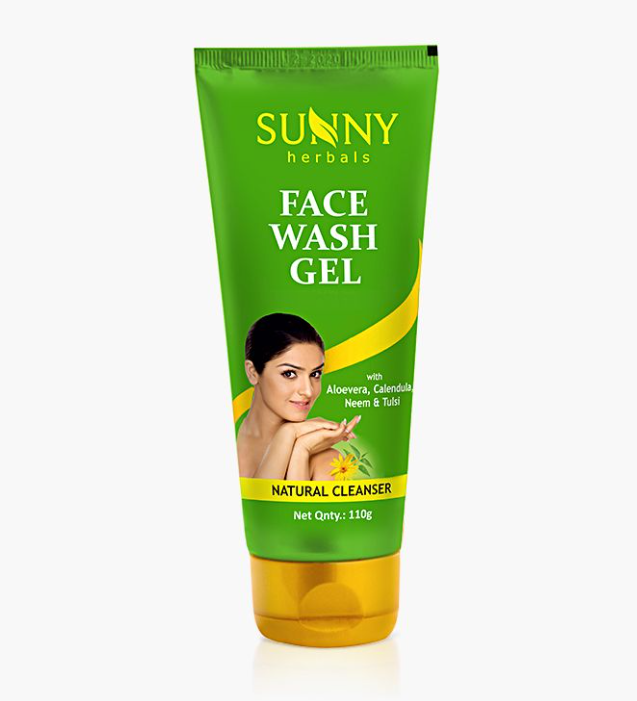 Picture of Bakson's Sunny Herbals Face Wash Gel With Neem & Tulsi - 110 GM