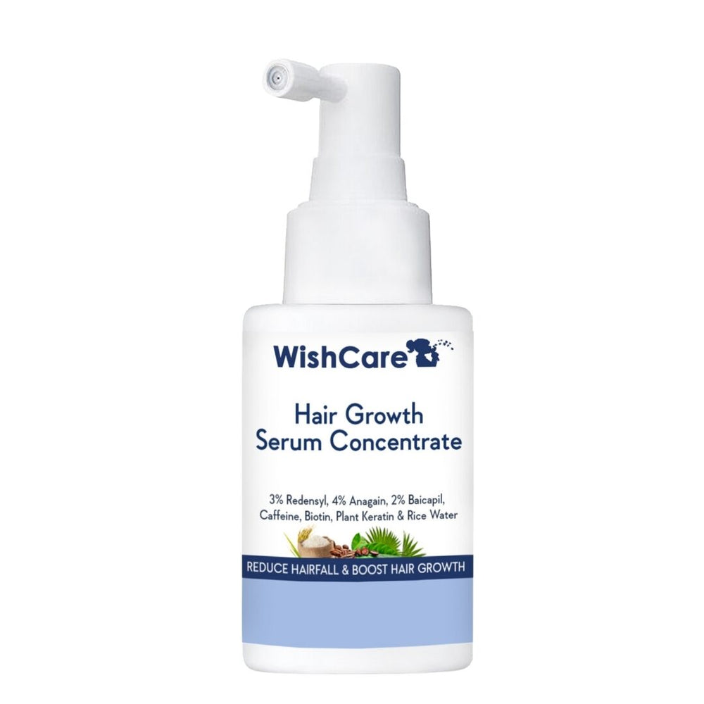 Picture of WishCare Hair Growth Serum Concentrate With 3% Redensyl, 4% Anagain, Rice Water, Biotin - 30 ML