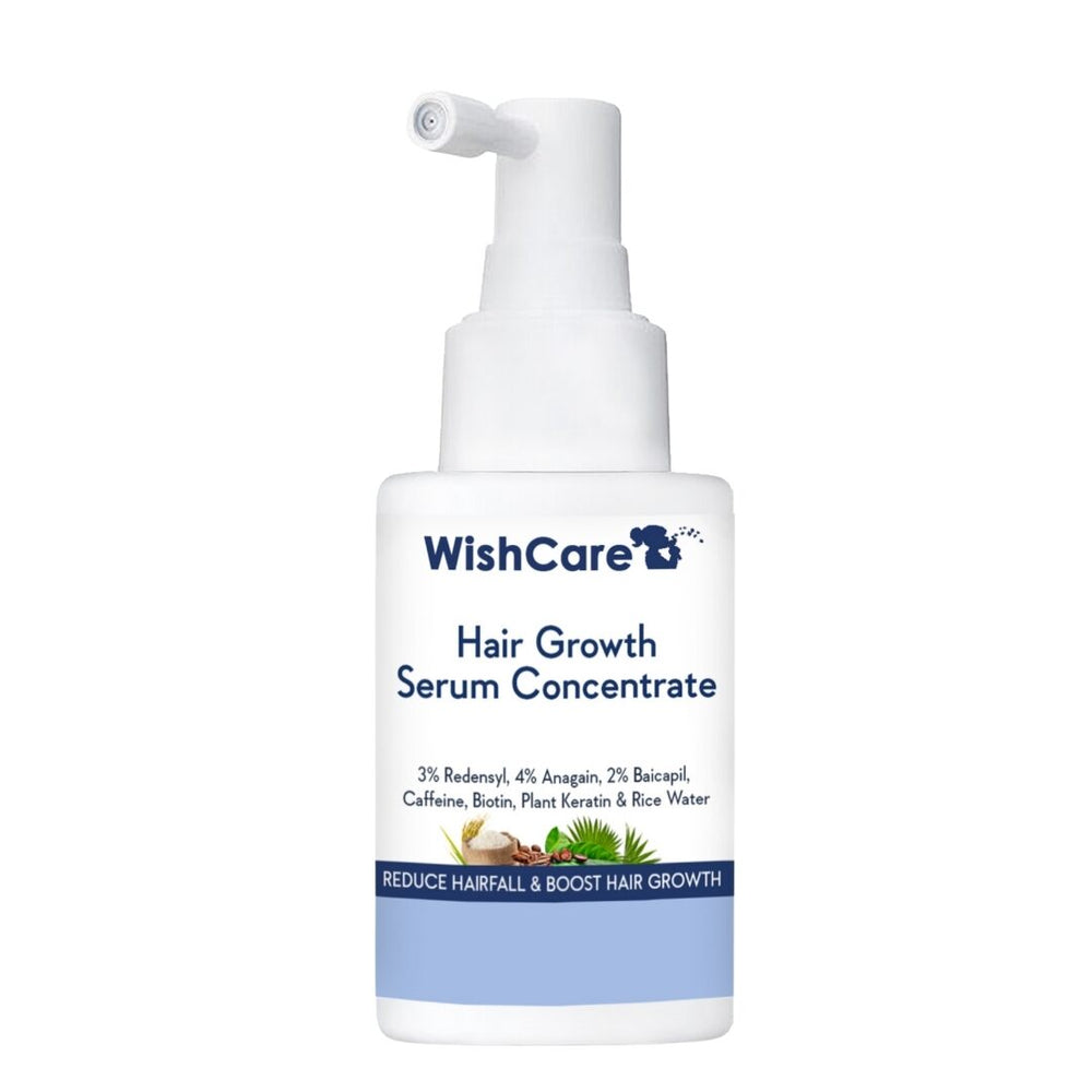 Show details for WishCare Hair Growth Serum Concentrate With 3% Redensyl, 4% Anagain, Rice Water, Biotin - 30 ML Picture of WishCare Hair Growth Serum Concentrate With 3% Redensyl, 4% Anagain, Rice Water, Biotin - 30 ML