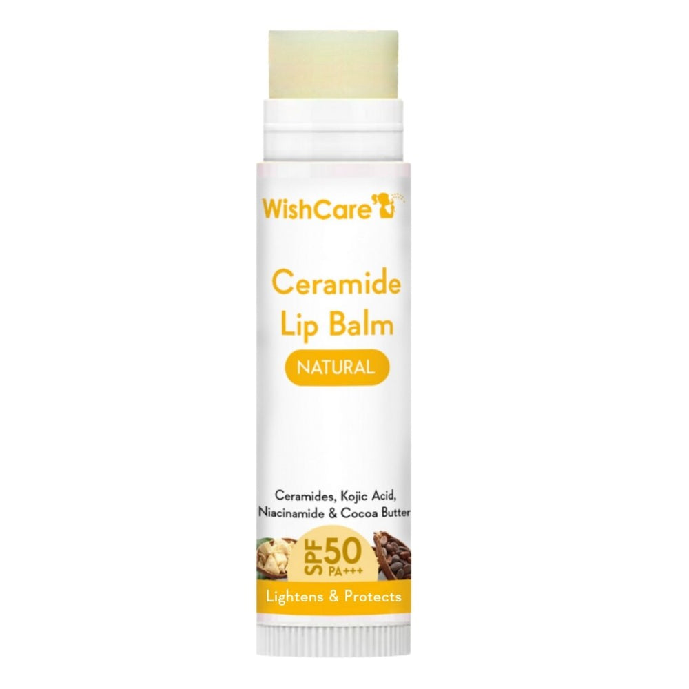 Picture of WishCare Ceramide Lip Balm with SPF50 PA+++ - Natural - 5 GM