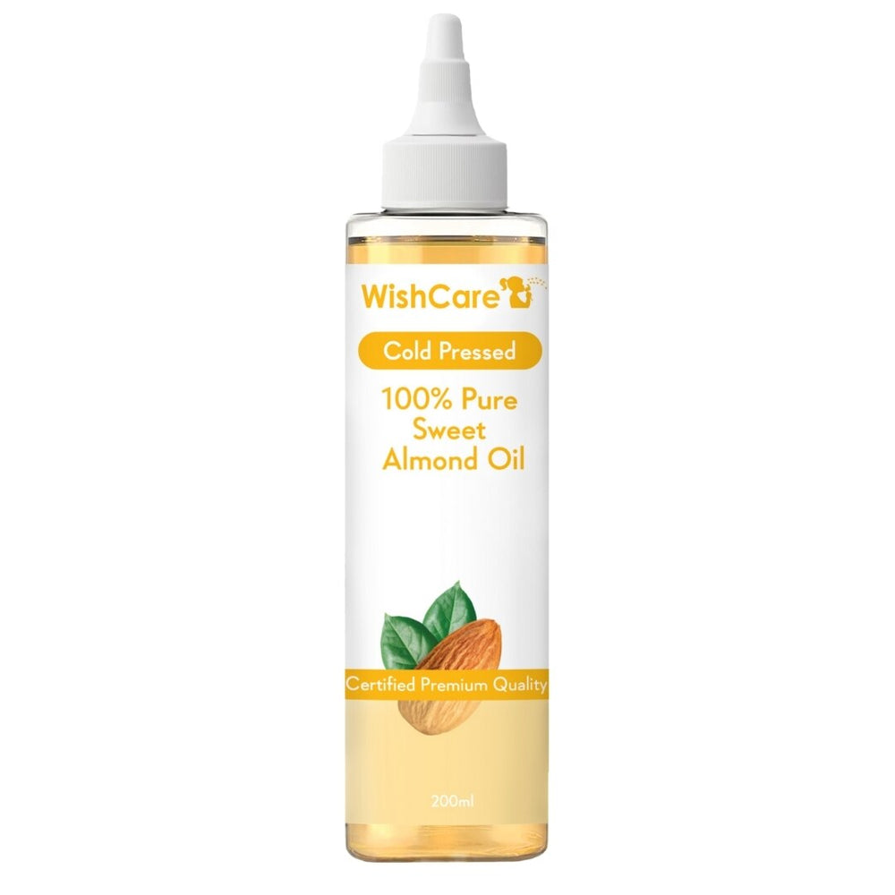 Picture of WishCare Cold Pressed Sweet Almond Oil - 200 ML