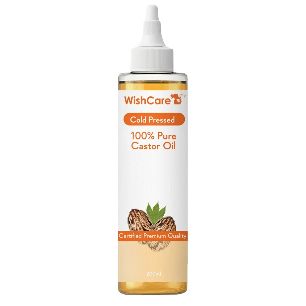 Show details for WishCare Cold Pressed Castor Oil - 200 ML Picture of WishCare Cold Pressed Castor Oil - 200 ML