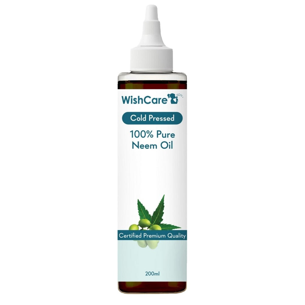 Picture of WishCare 100% Pure Cold Pressed Neem Oil - 200 ML