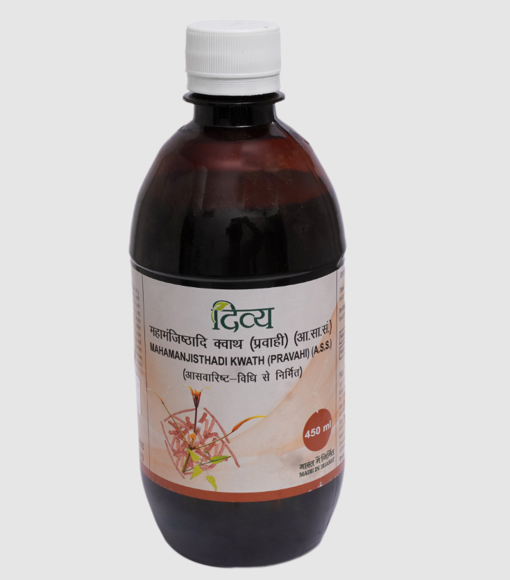 Show details for Patanjali Mahamanjisthadi Kwath (Pravahi) - 450 ml - Pack of 1 Picture of Patanjali Mahamanjisthadi Kwath (Pravahi) - 450 ml - Pack of 1