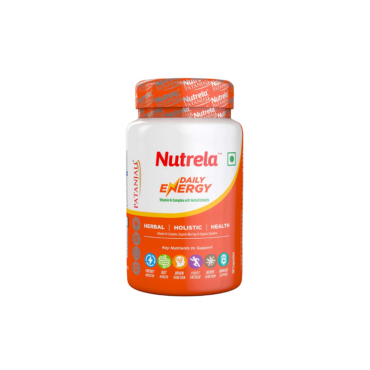 Show details for Patanjali Nutrela Daily Energy Capsules - 30 Capsules Picture of Patanjali Nutrela Daily Energy Capsules - 30 Capsules
