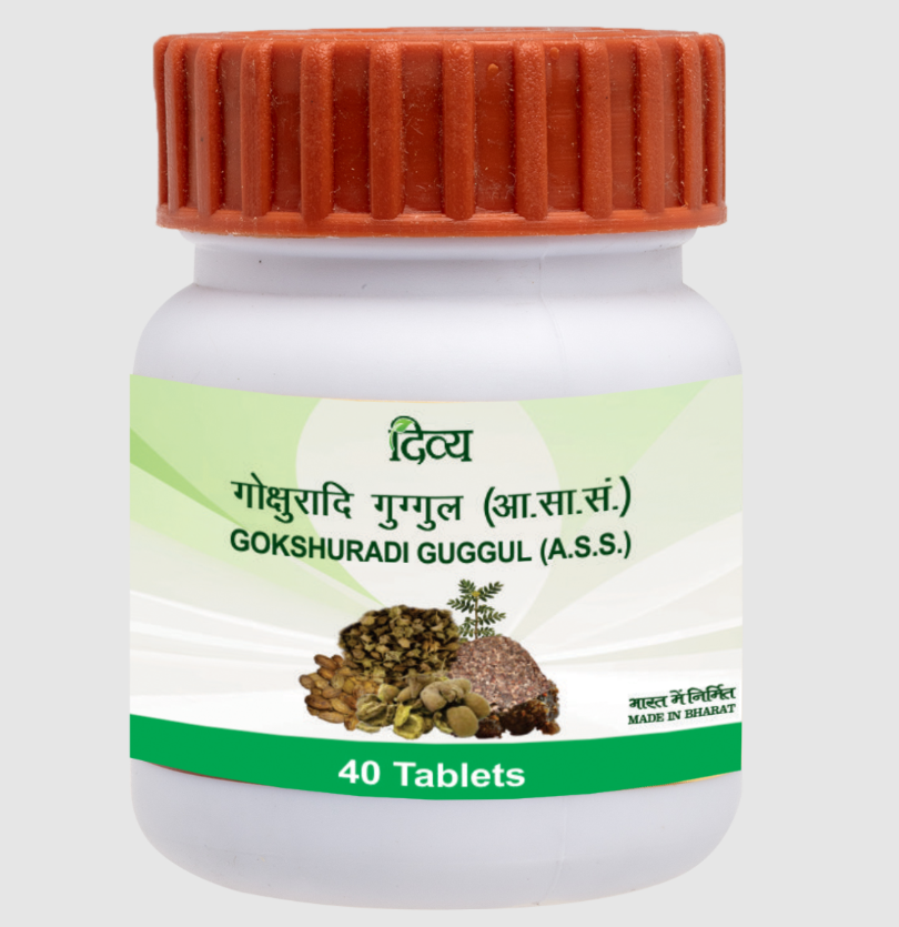 Show details for Patanjali Divya Gokshuradi Guggul - 40 Tablets - Pack of 1 Picture of Patanjali Divya Gokshuradi Guggul - 40 Tablets - Pack of 1