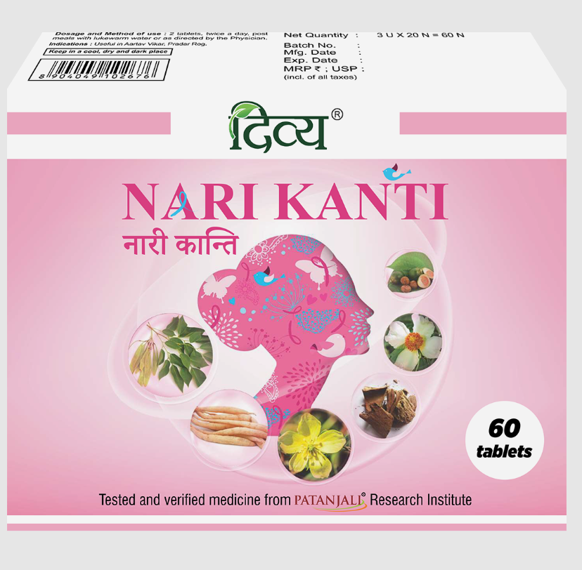 Show details for Patanjali Divya Nari Kanti Tablets - 60 Tabs Picture of Patanjali Divya Nari Kanti Tablets - 60 Tabs