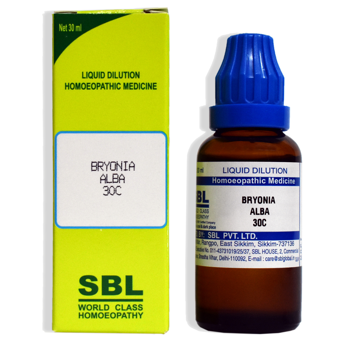 Picture of SBL Homeopathy Bryonia Alba Dilution - 30 ml