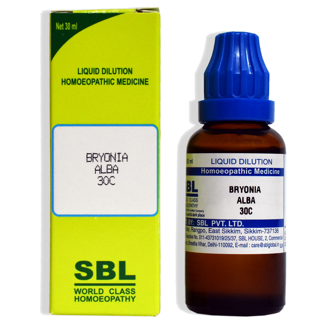 Show details for SBL Homeopathy Bryonia Alba Dilution - 30 ml Picture of SBL Homeopathy Bryonia Alba Dilution - 30 ml
