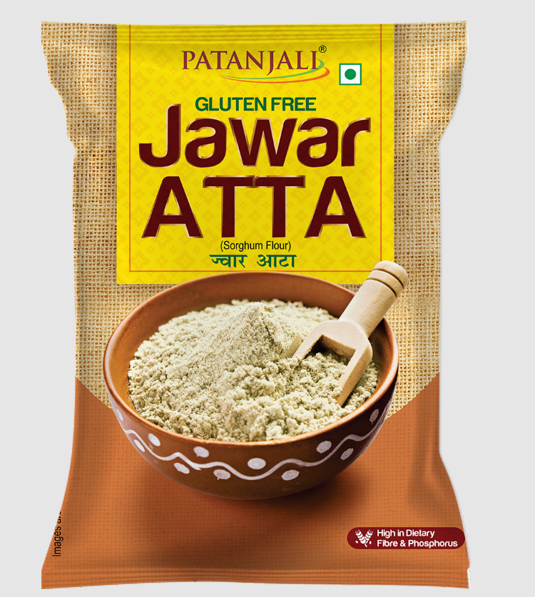 Picture of Patanjali Jawar Atta - 500 gm