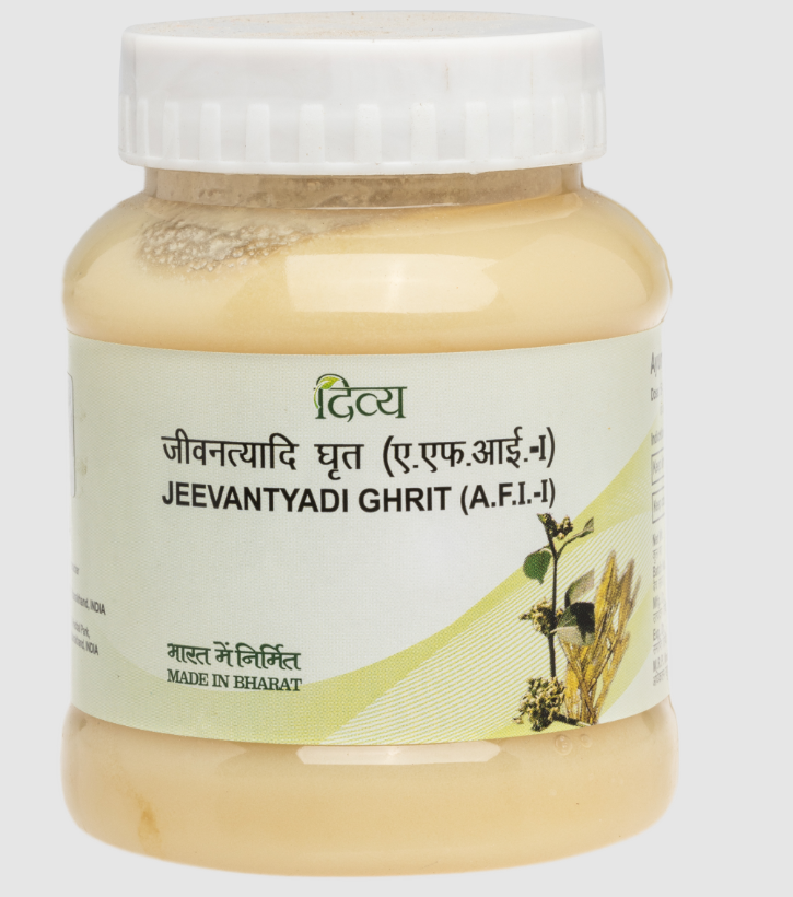 Show details for Patanjali Divya Jeevantyadi Ghrit - 200 gm Picture of Patanjali Divya Jeevantyadi Ghrit - 200 gm