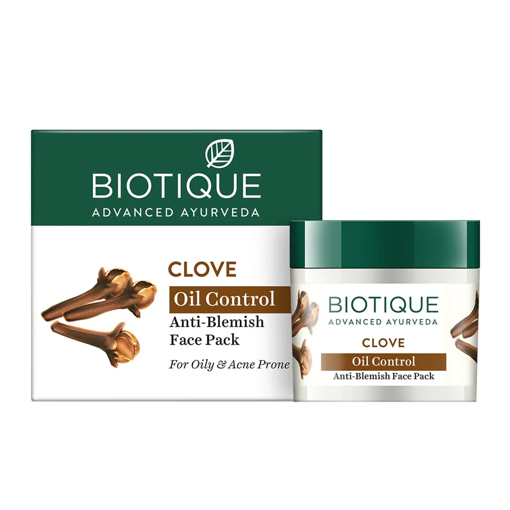 Picture of Biotique Bio Clove Purifying Anti Blemish Face Pack - 75 gm