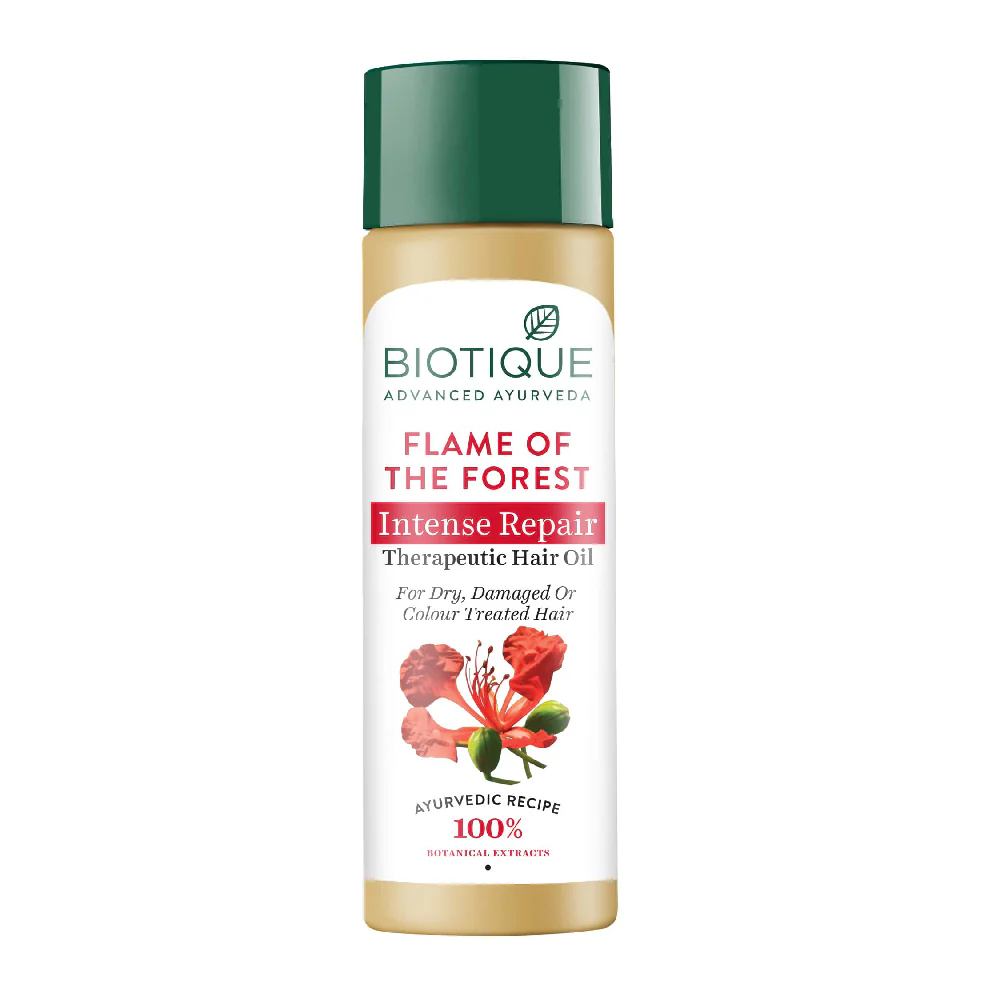 Show details for Biotique Bio Flame Of The Forest Fresh Shine Expertise Hair Oil - 120 ml Picture of Biotique Bio Flame Of The Forest Fresh Shine Expertise Hair Oil - 120 ml