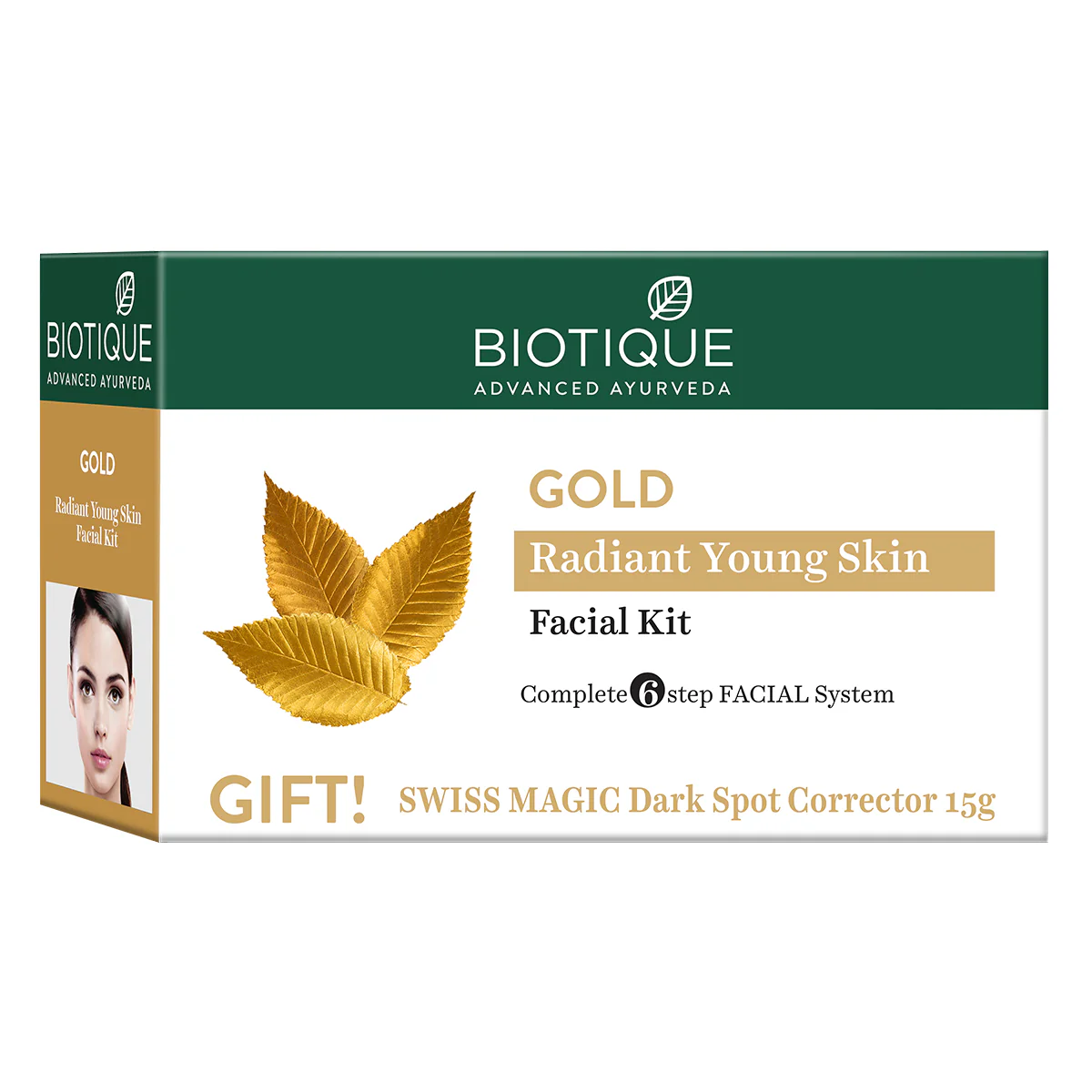 Picture of Biotique Bio Gold Radiance Facial Kit - 15 gms