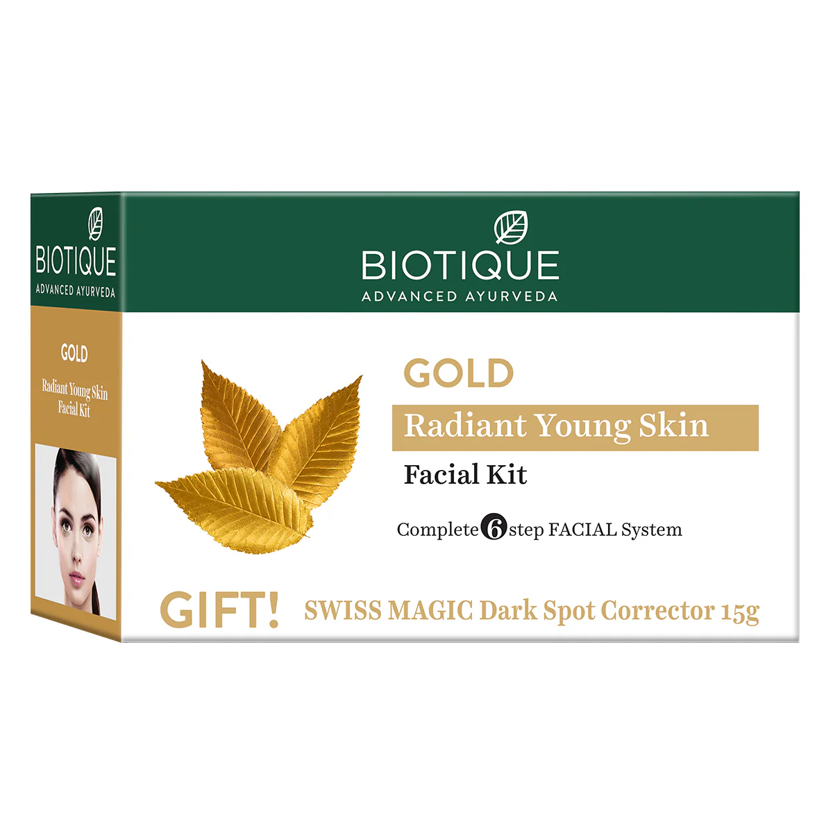 Show details for Biotique Bio Gold Radiance Facial Kit - 15 gms Picture of Biotique Bio Gold Radiance Facial Kit - 15 gms