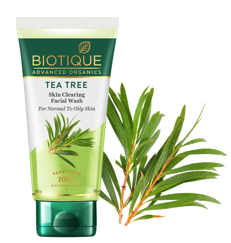 Picture of Biotique Advanced Organics Tea Tree Skin Clearing Facial Wash - 150 ML