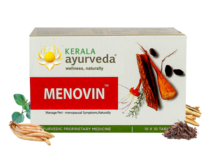 Show details for Kerala Ayurveda Menovin Tablet 100 Nos Picture of Kerala Ayurveda Menovin Tablet 100 Nos