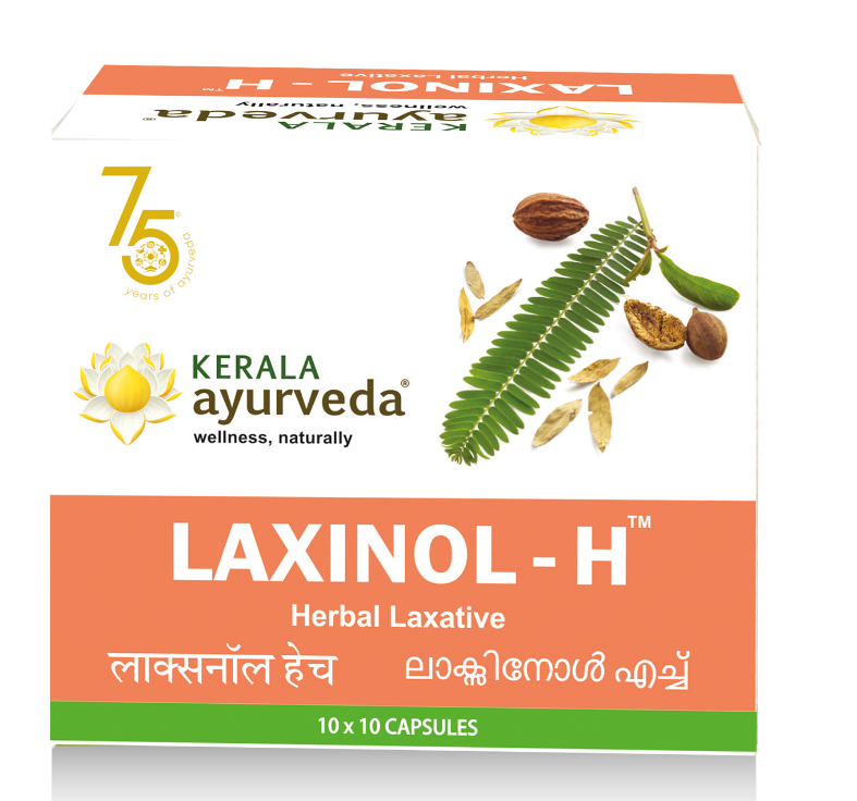 Picture of Kerala Ayurveda Laxinol-H Capsule 100 Nos