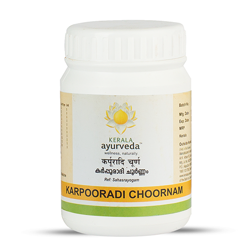 Show details for Kerala Ayurveda Karpooradi Choornam - 50 GM Picture of Kerala Ayurveda Karpooradi Choornam - 50 GM
