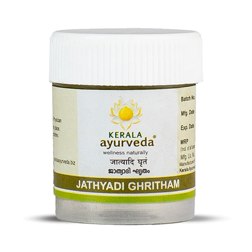 Show details for Kerala Ayurveda Jathyadi Ghritham - 10 GM Picture of Kerala Ayurveda Jathyadi Ghritham - 10 GM