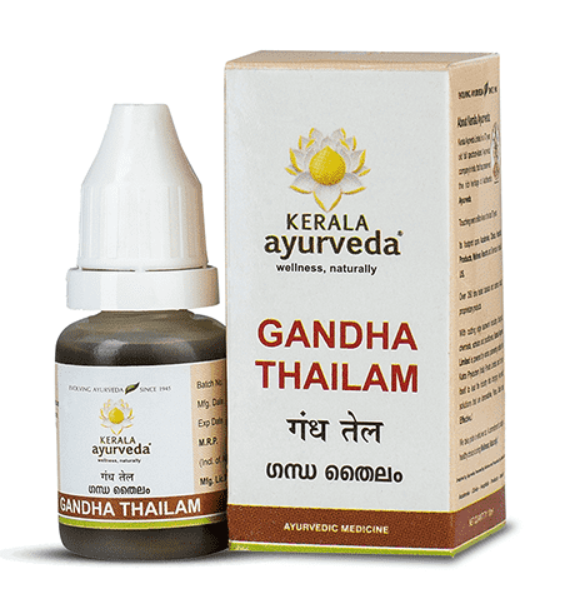 Show details for Kerala Ayurveda Gandha Thailam - 10 ML Picture of Kerala Ayurveda Gandha Thailam - 10 ML